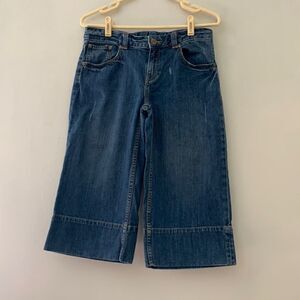 Banana Republic distressed capri jeans Size 6 Inseam 18”